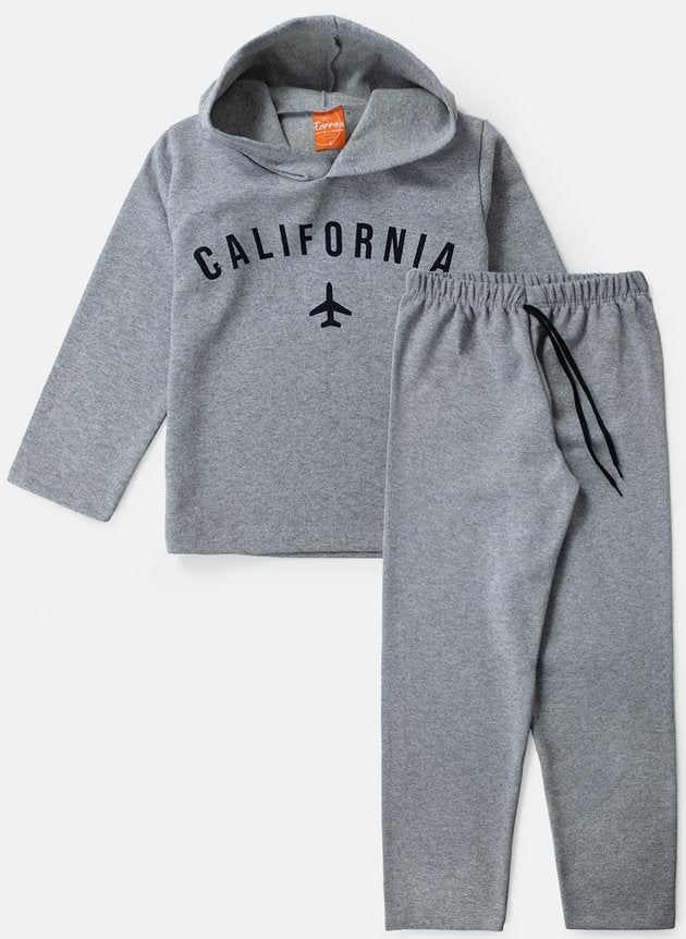 Conjunto Infantil Masculino Moletom California Mescla 0662 - Torrox