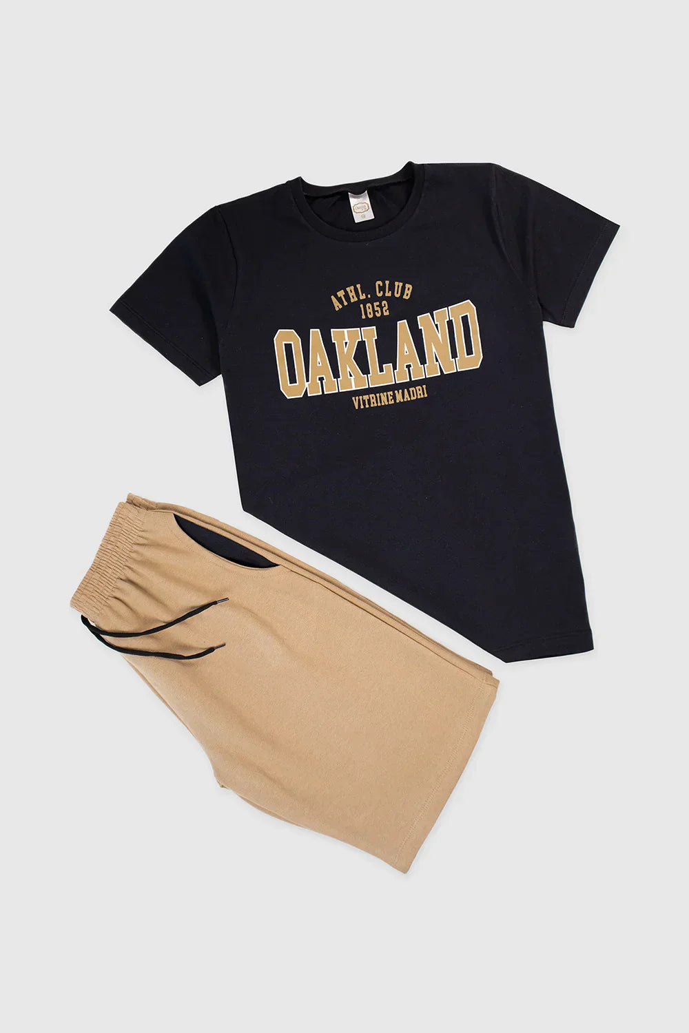 Conjunto Juvenil Verão Masculino Oakland Preto