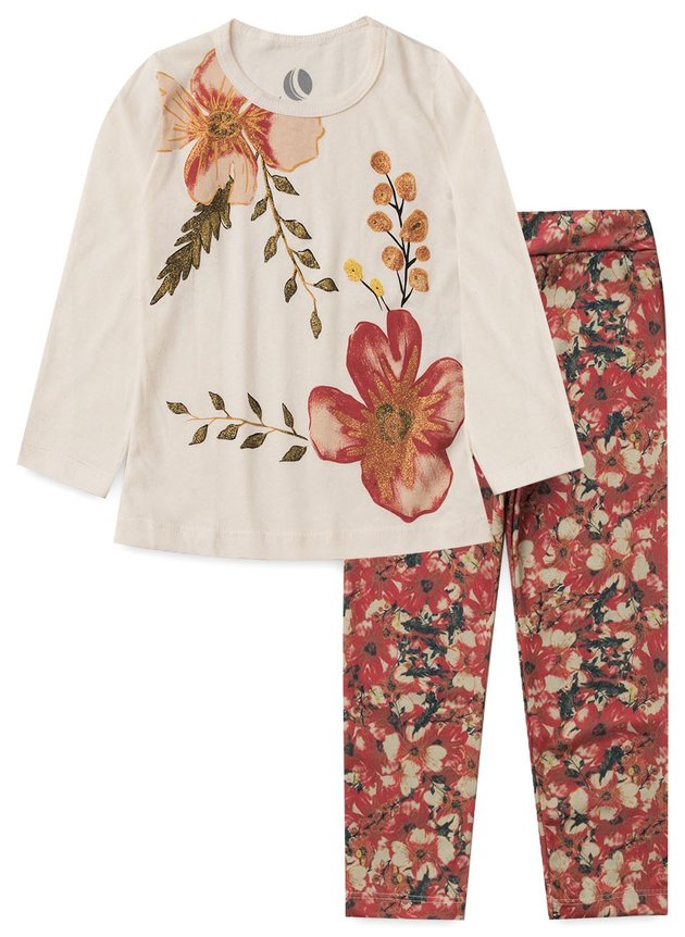 Kit 2 Conjuntos Infantil Feminino Detailed Tips