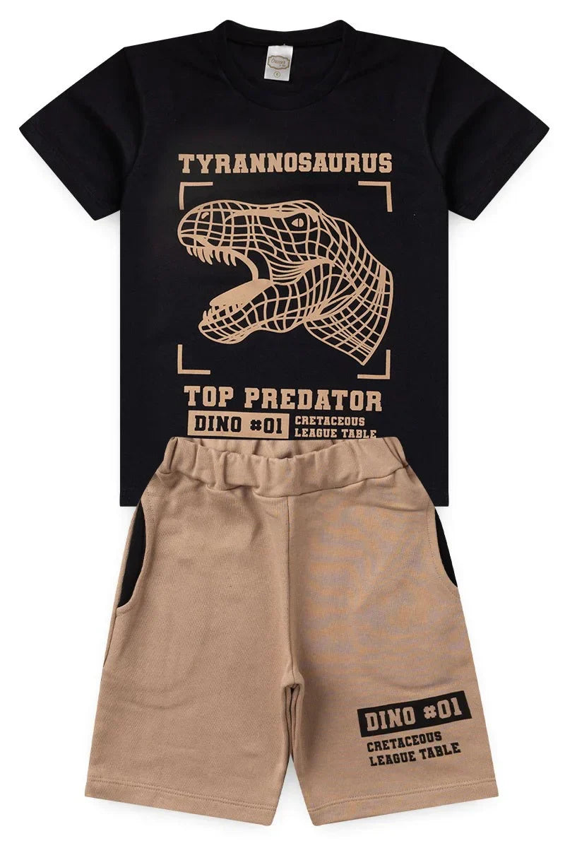 Conjunto Infantil Tyrannosaurus Preto