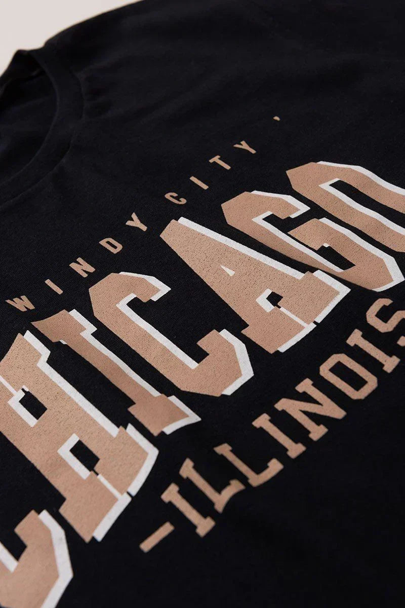 Conjunto Juvenil Chicago Preto