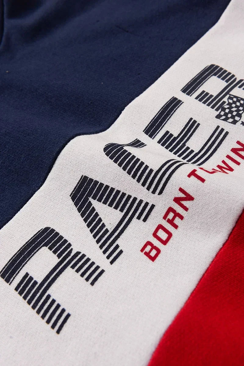 Conjunto Moletom Infantil Menino c/ Capuz Racer Marinho