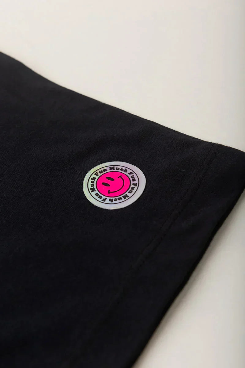 Conjunto Juvenil Verão Feminino Enjoy Love! Preto