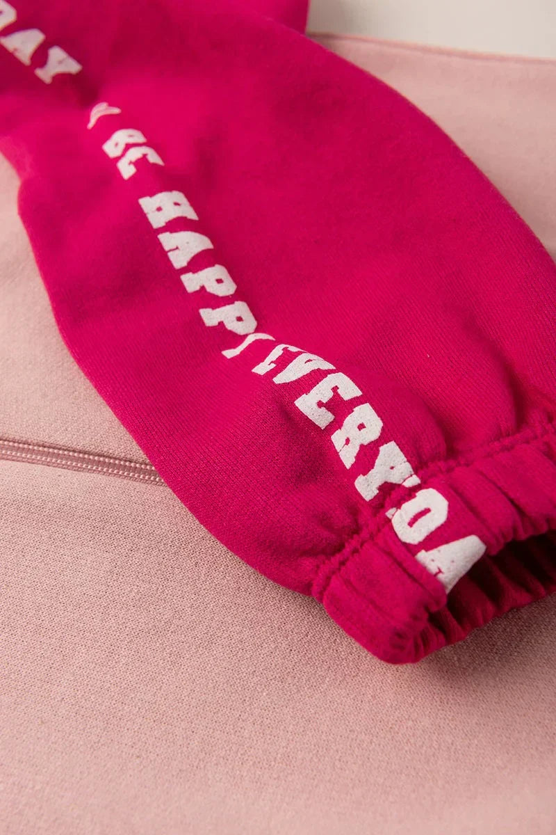 Conjunto Moletom Infantil Menina c/ Capuz e Zíper Coração Cake