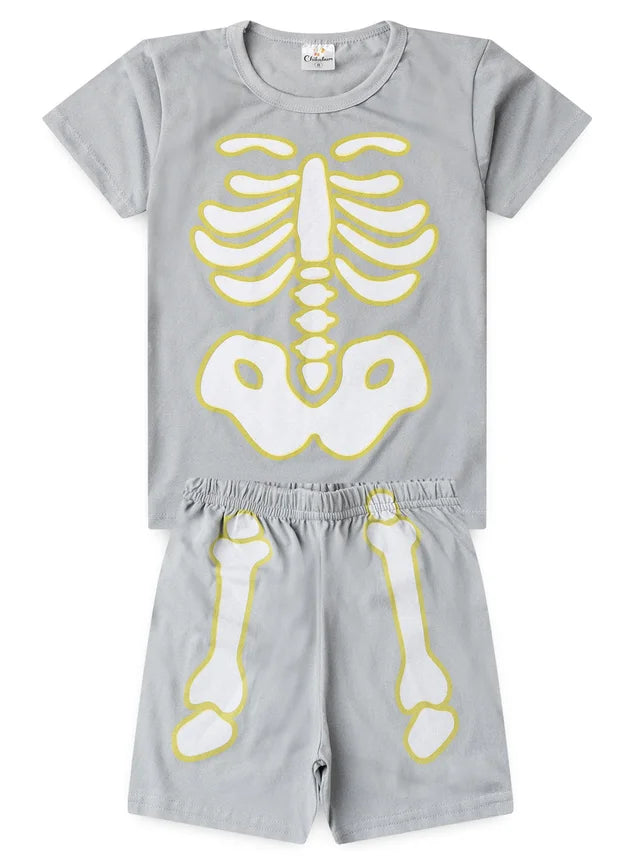 Pijama Menino Infantil Esqueleto