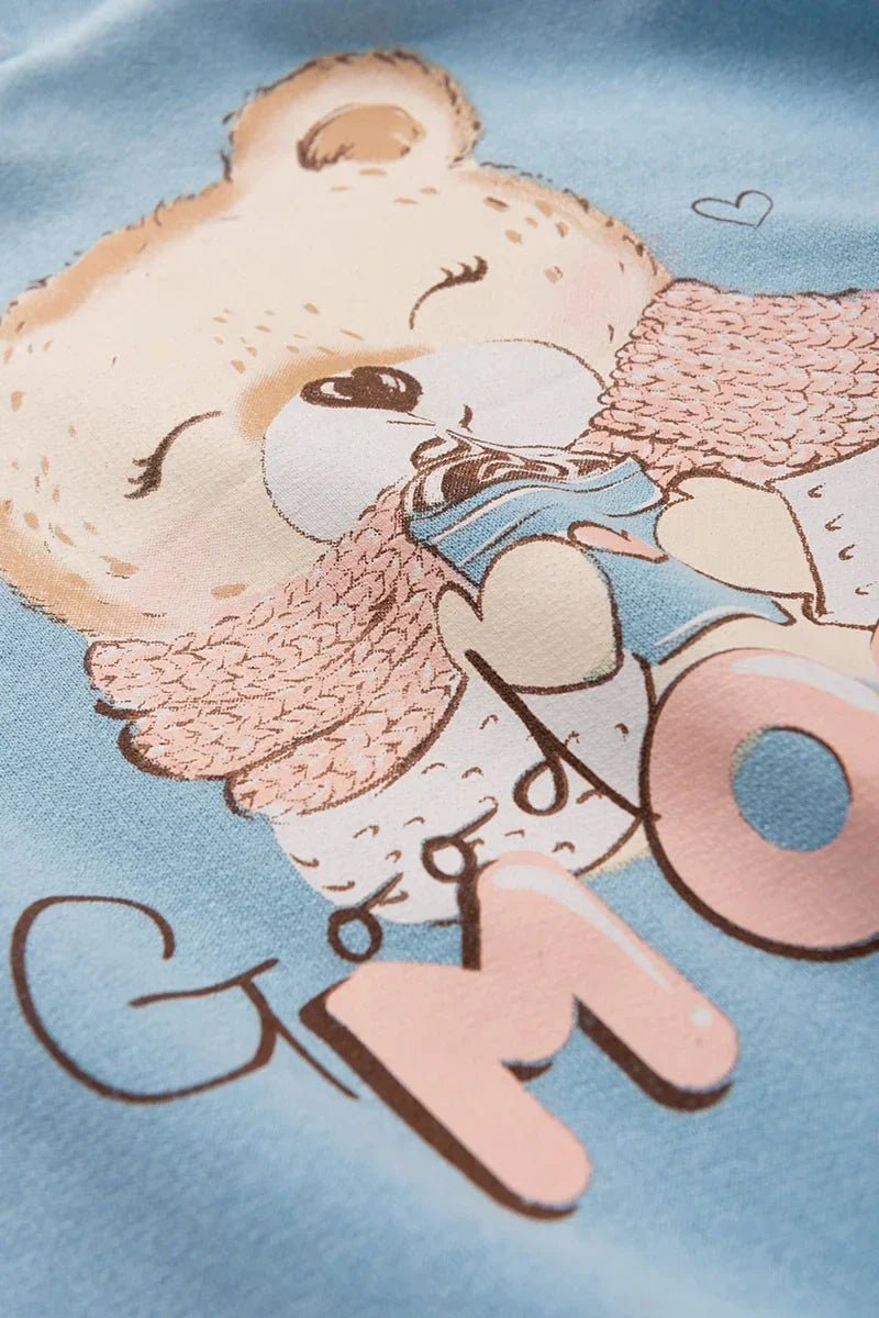 Conjunto Moletom Infantil Menina c/ Capuz Good Mood Frost