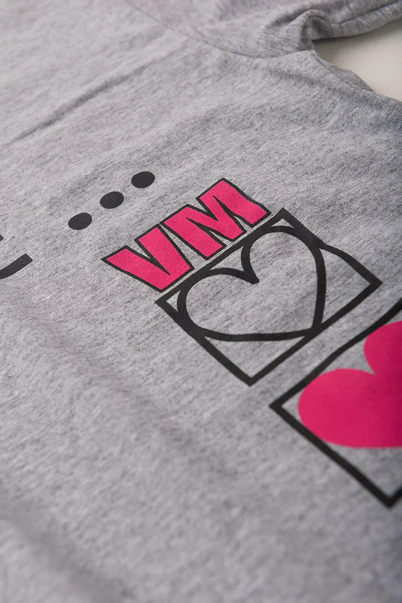 Conjunto Juvenil Verão Feminino In Love Mescla