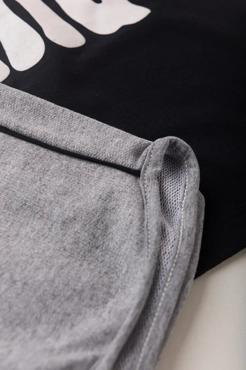 Conjunto Juvenil Verão Feminino Beauty And Kind Preto