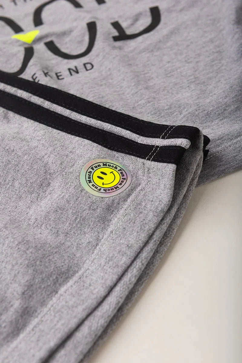 Conjunto Juvenil Verão Feminino Mood Weekend Mescla