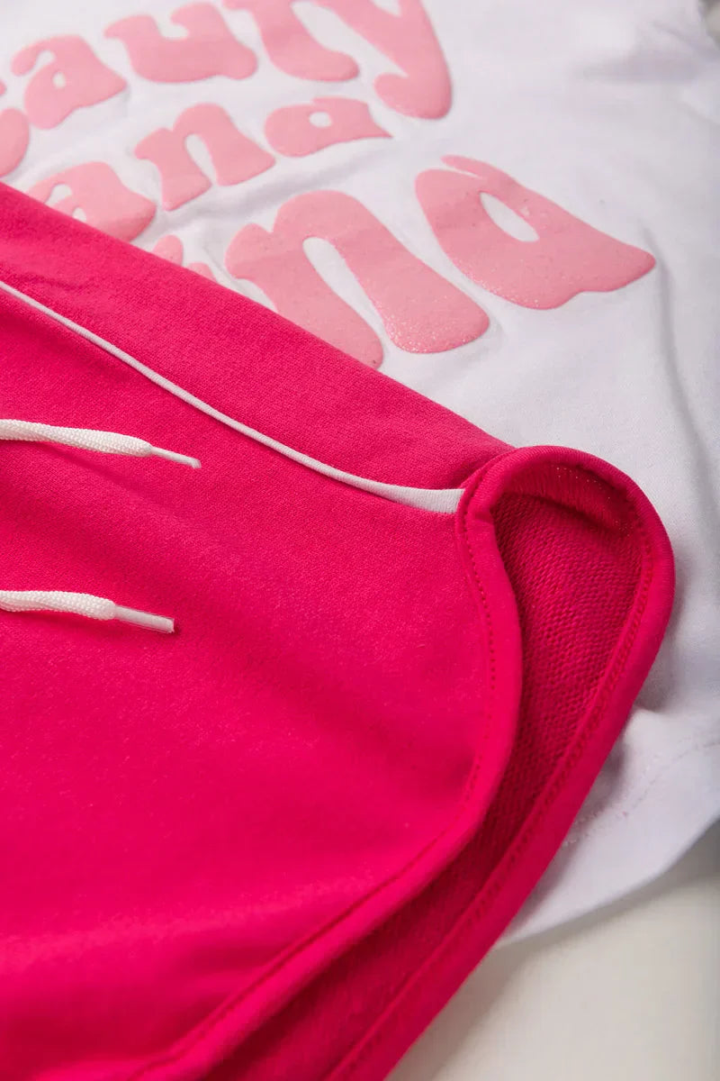 Conjunto Juvenil Verão Feminino Beauty And Kind Branco