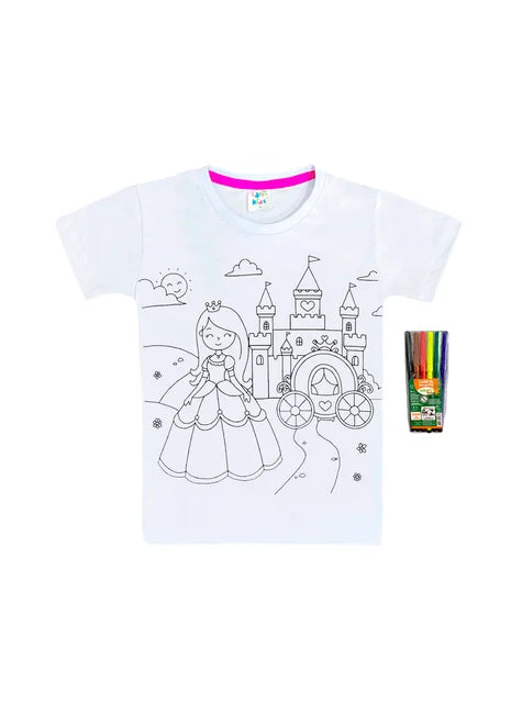 Camiseta Infantil Menina Princesa - Sapeca