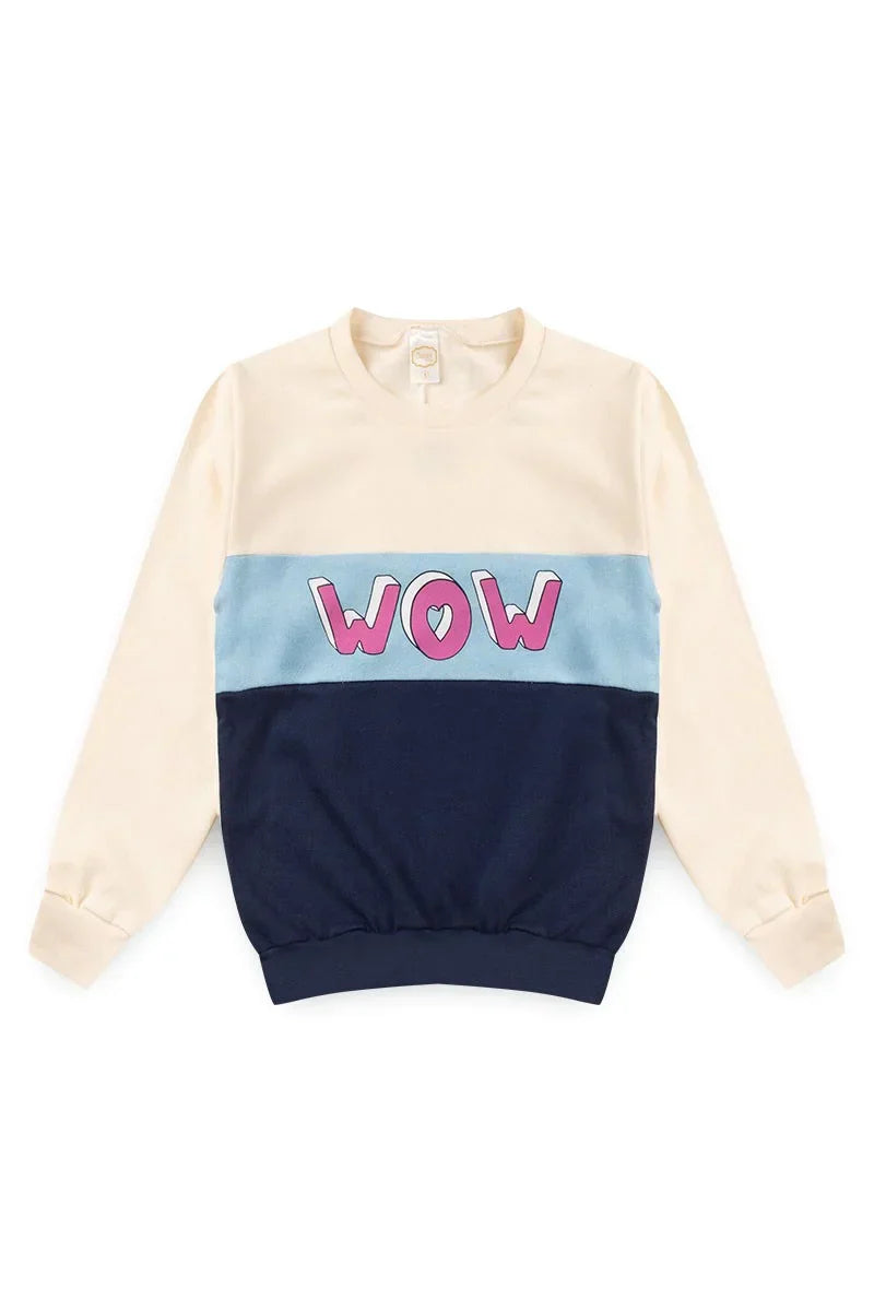 Conjunto Moletom Infantil Menina Wow! Pérola