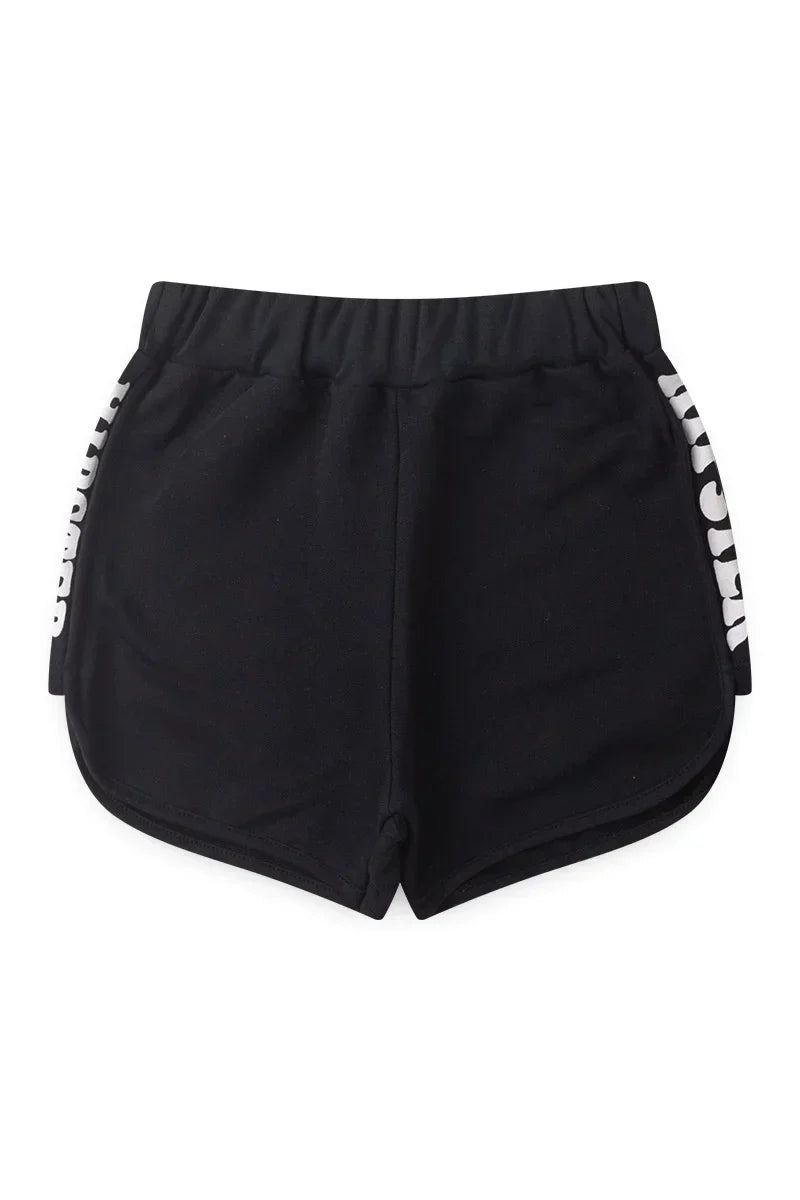 Conjunto Juvenil Verão Feminino Hipster Preto