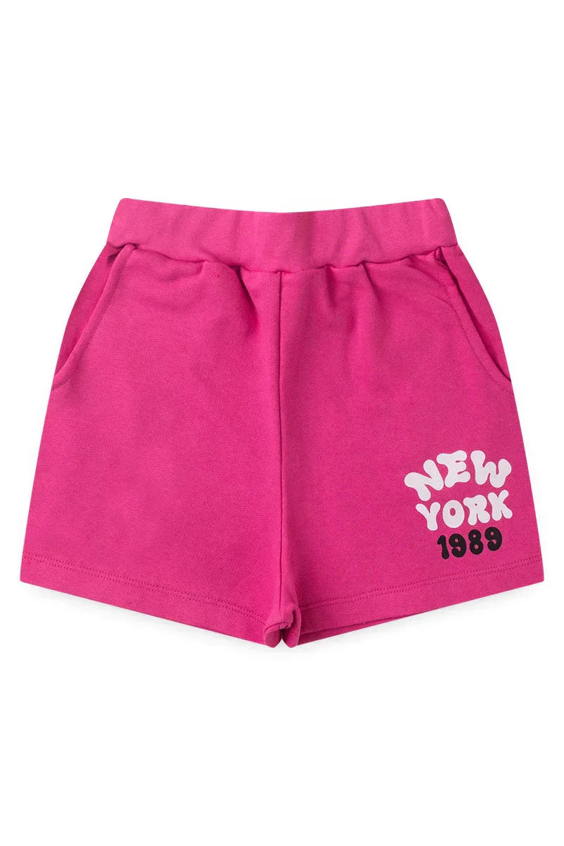 Conjunto Juvenil Verão Feminino New York 1989 Uva