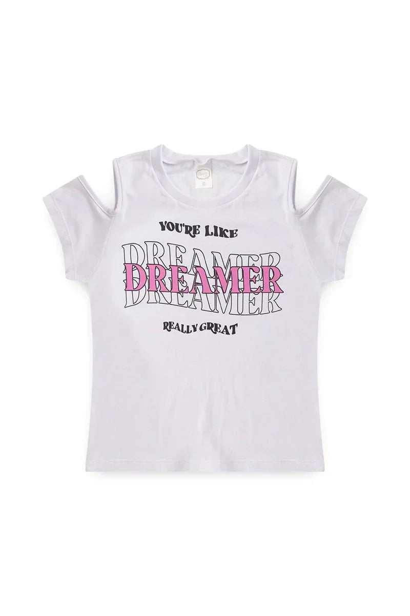 Conjunto Juvenil Verão Feminino Dreamer Branco