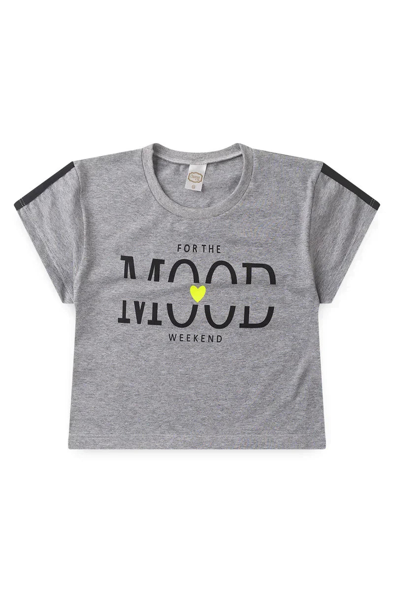 Conjunto Juvenil Verão Feminino Mood Weekend Mescla