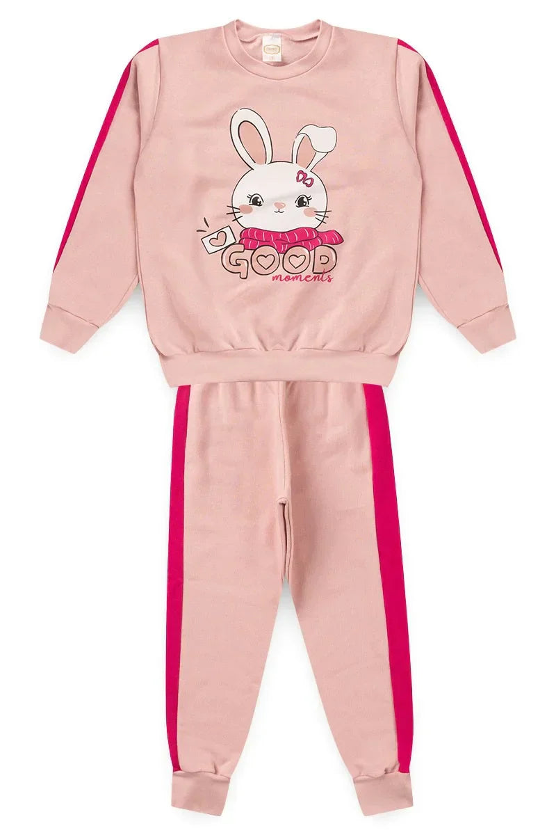 Conjunto Moletom Infantil Menina Good Moments Cake