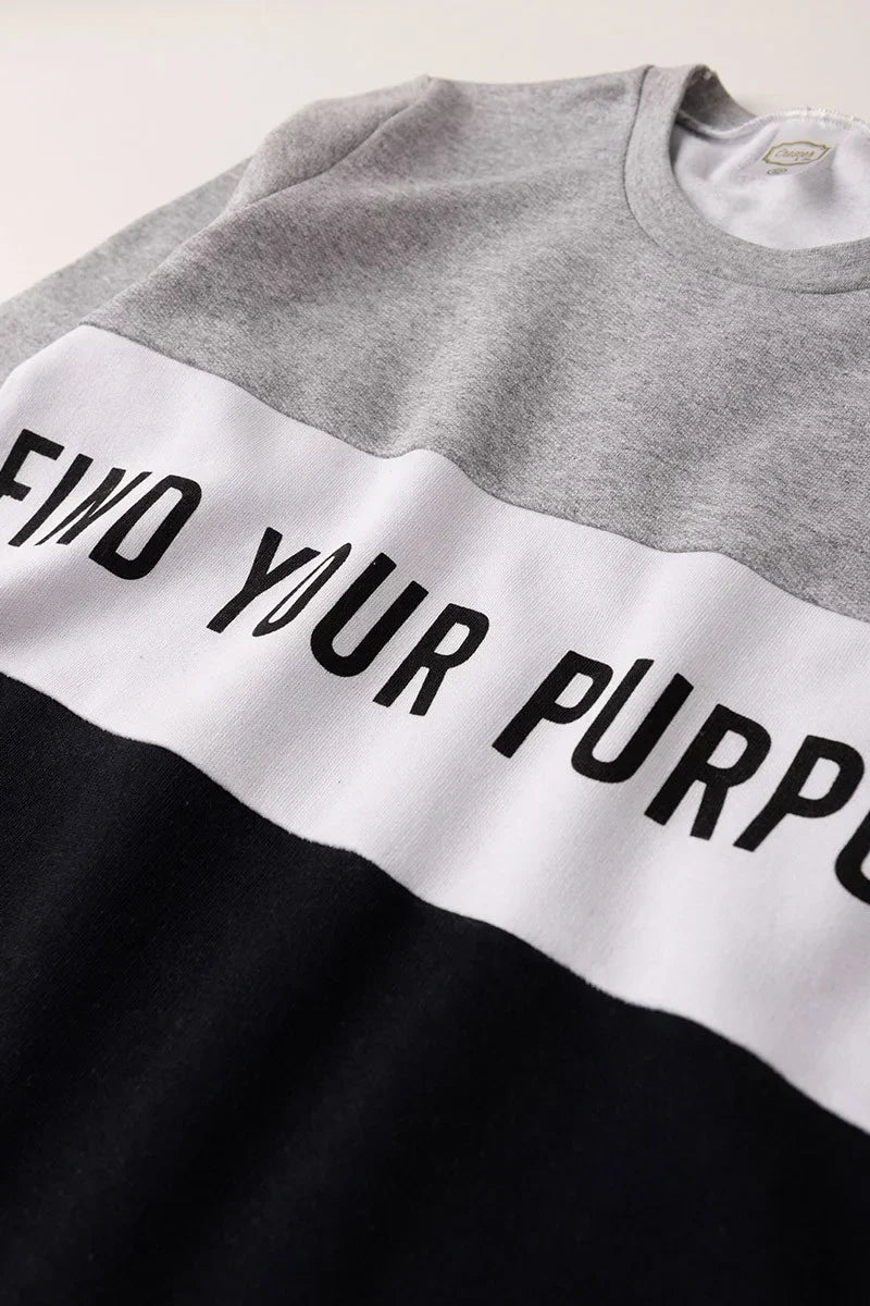 Conjunto Moletom Juvenil Find Your Purpose Mescla