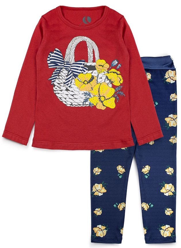 Kit 5 Conjunto Infantil Feminino  Princess Bear