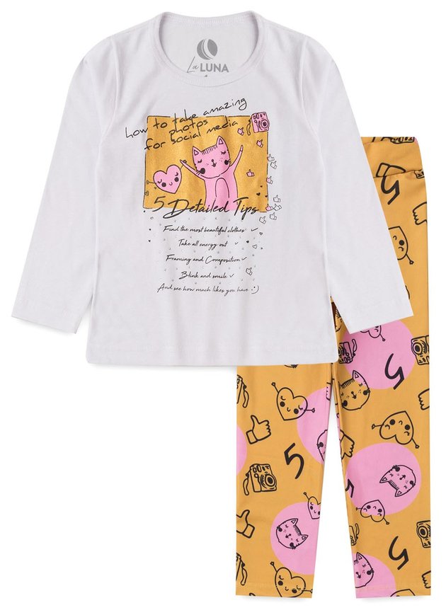Kit 2 Conjuntos Infantil Feminino Detailed Tips