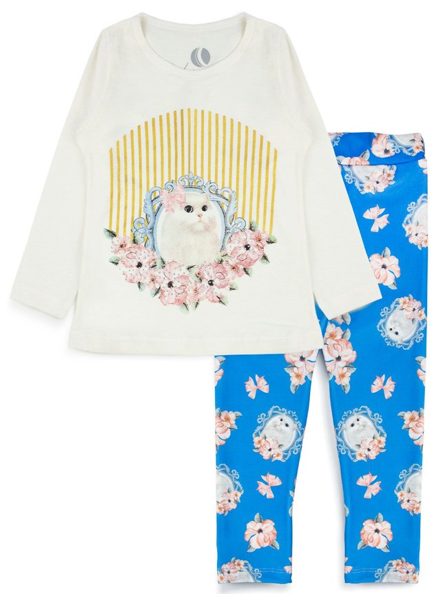 Kit 3 Conjunto Infantil Feminino  Star