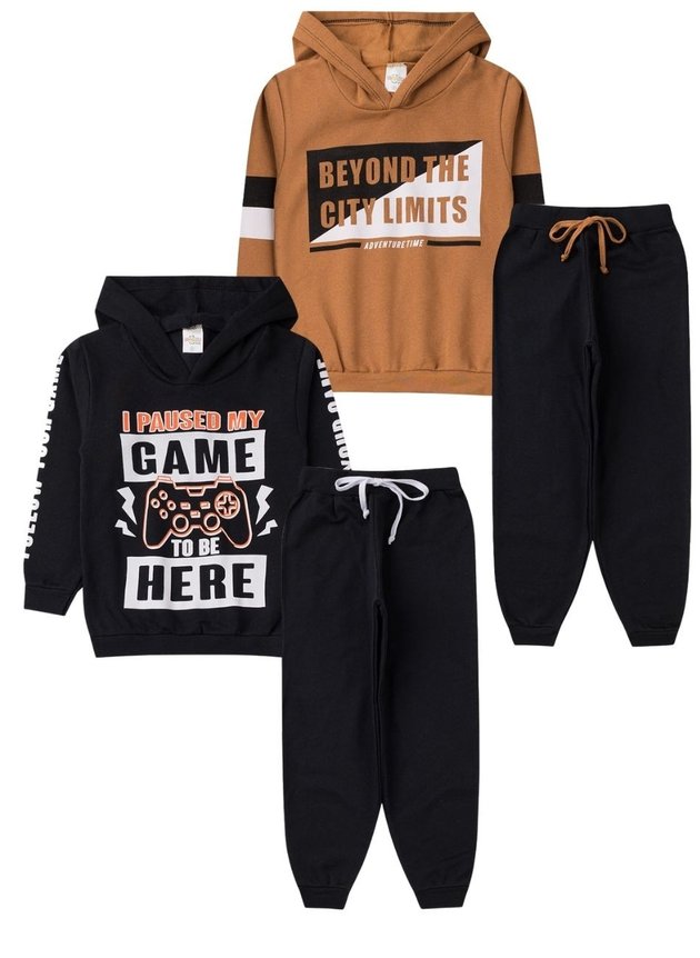 Kit 2 Conjunto Infantil Masculino Torrox Adventure Time