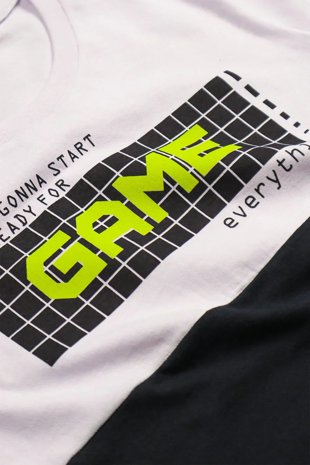 Conjunto Juvenil Verão Masculino Game Branco