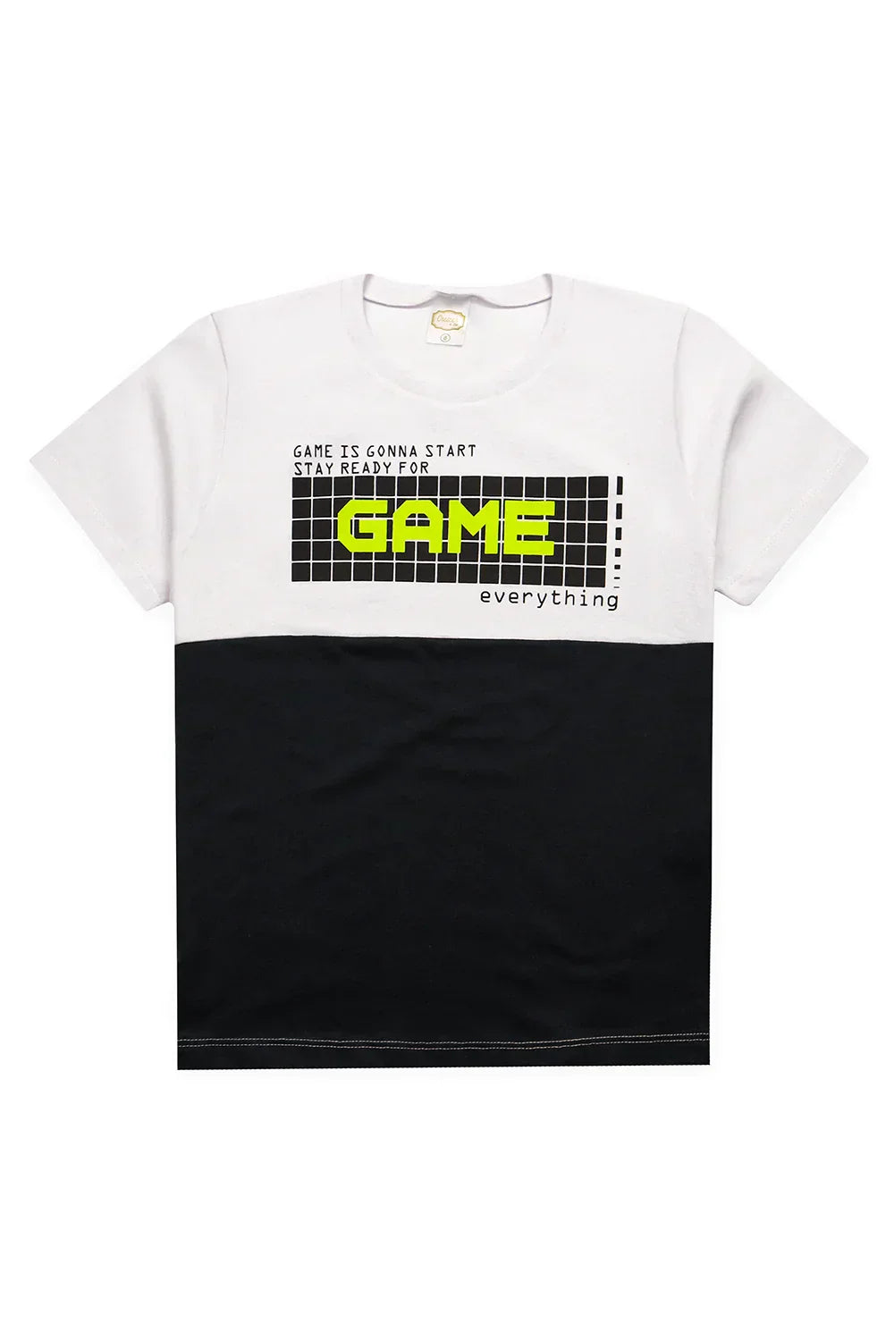 Conjunto Juvenil Verão Masculino Game Branco