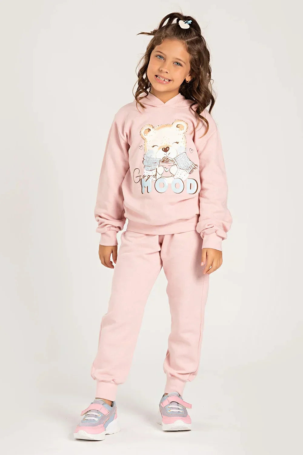 Conjunto Moletom Infantil Menina c/ Capuz Good Mood Cake