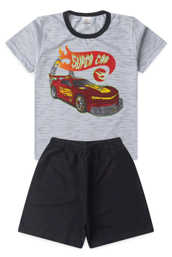 Pijama Menino Verão Super Carro