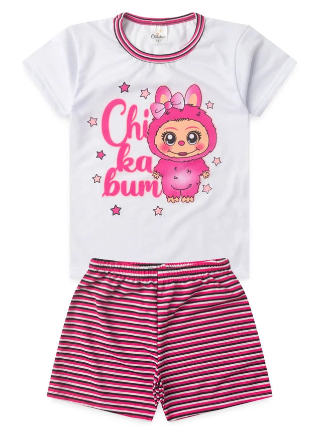 Pijama Verão Menina Bubu Chikabum